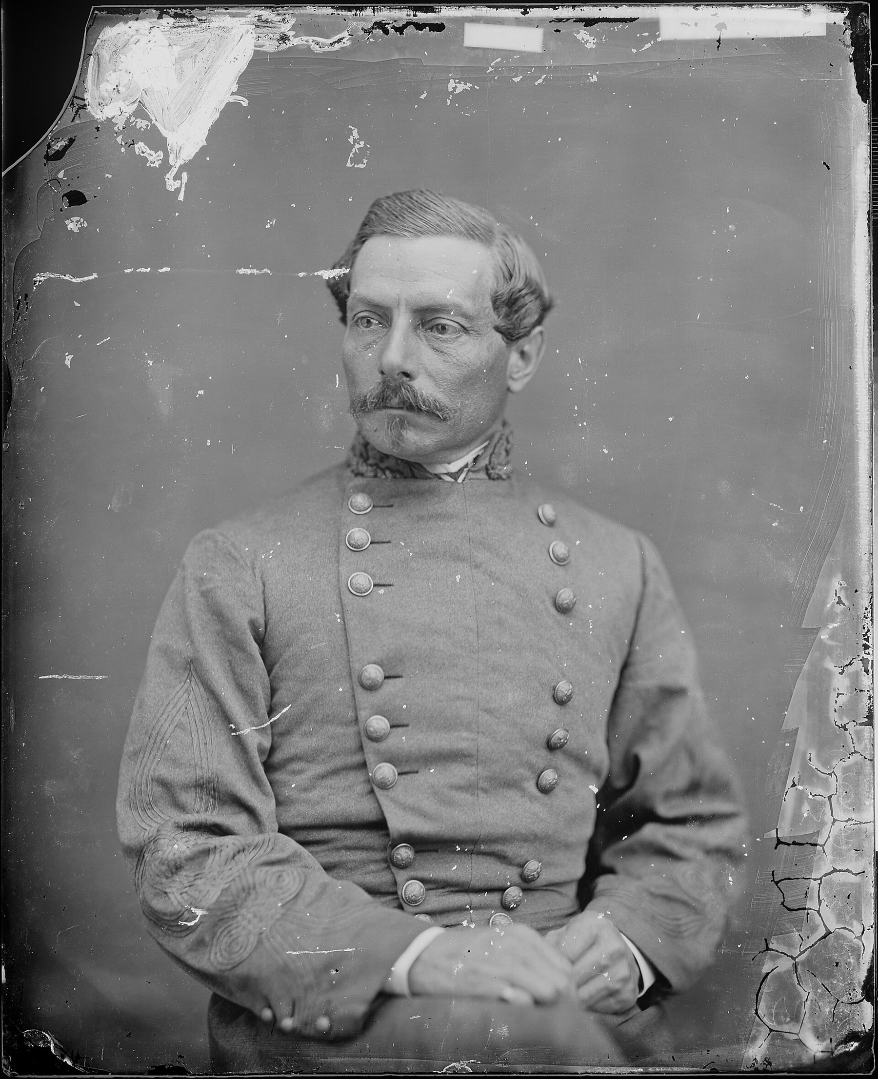 Figure 6 — Beauregard in a wartime portrait. His influence secured the local trial of March 1859 and LeMat's letters of introduction to the Secretary of War. Public domain (US National Archives).