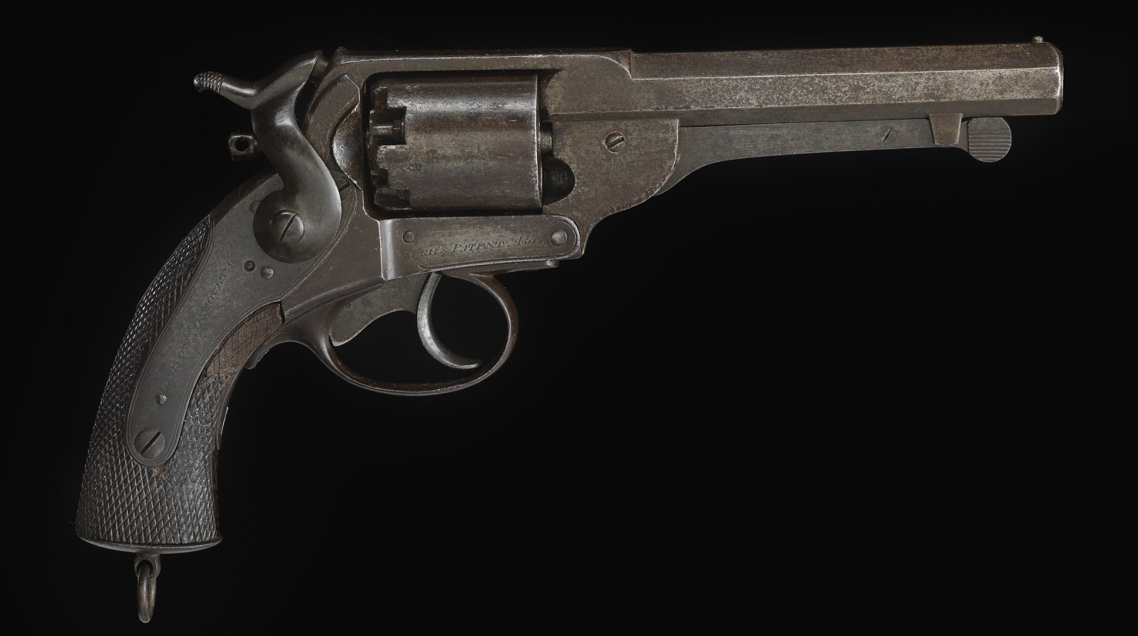 Figure 8 — A Kerr revolver of the London Armoury Company, the Confederacy's principal British revolver supplier and, in Bodinson's account, the firm whose interest Huse was protecting. Smithsonian photograph …