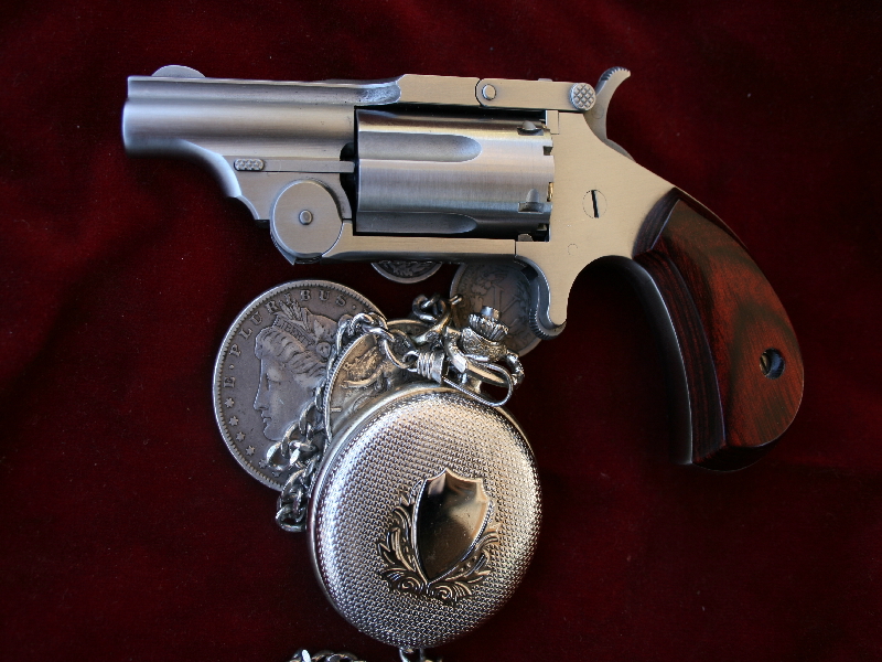 Figure 5 — A top-break NAA mini identified on Commons as the earlier "Ranger", described there as a limited toolroom run. The current Ranger II is a production model; the history of the first Ranger could not…