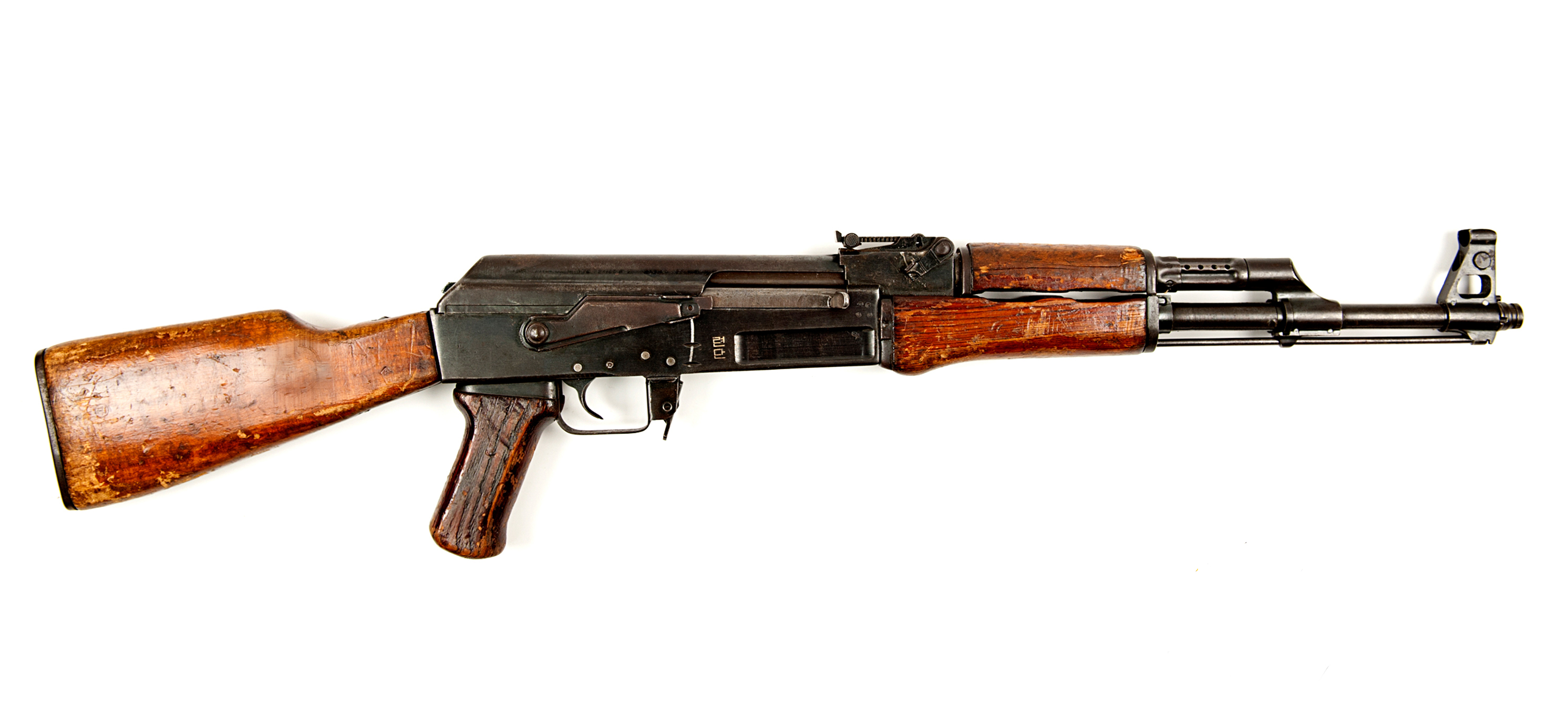 Figure 4 — A rifle identified as a North Korean Type 58, the milled first-generation pattern. North Korean rifles are identified by their markings, which is awkward when so few are available to examine.