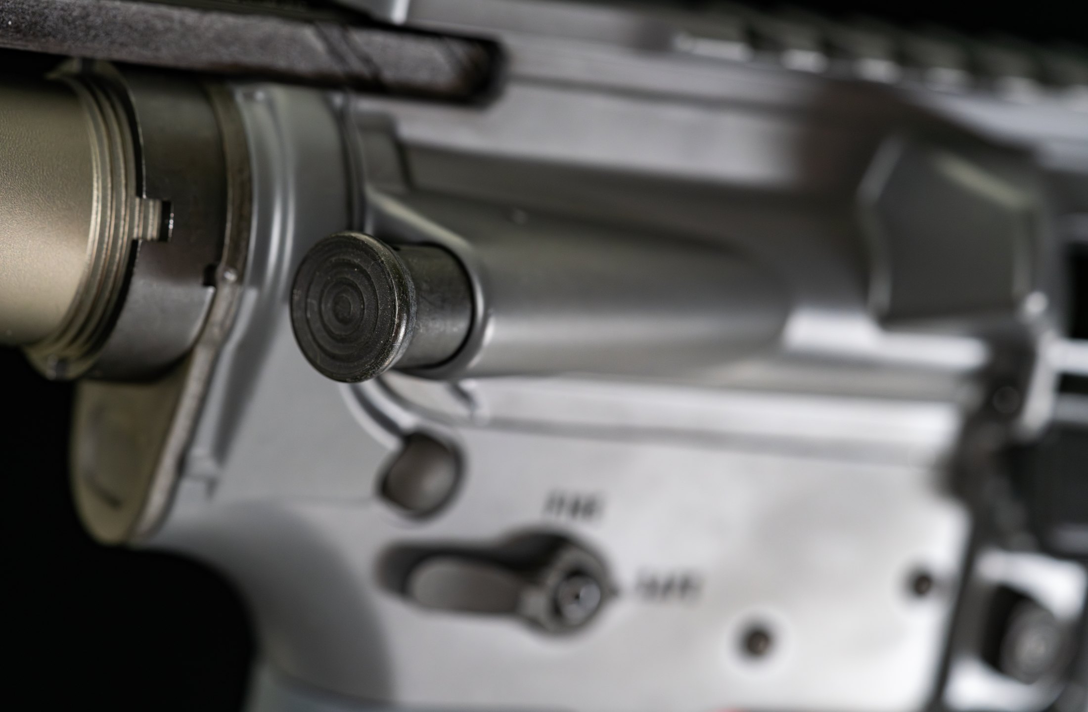 Figure 5 — The forward assist. A rifle that needs it regularly is telling its owner something about the chamber, the magazine or the gas system — it is a diagnostic signal, not a fix.
