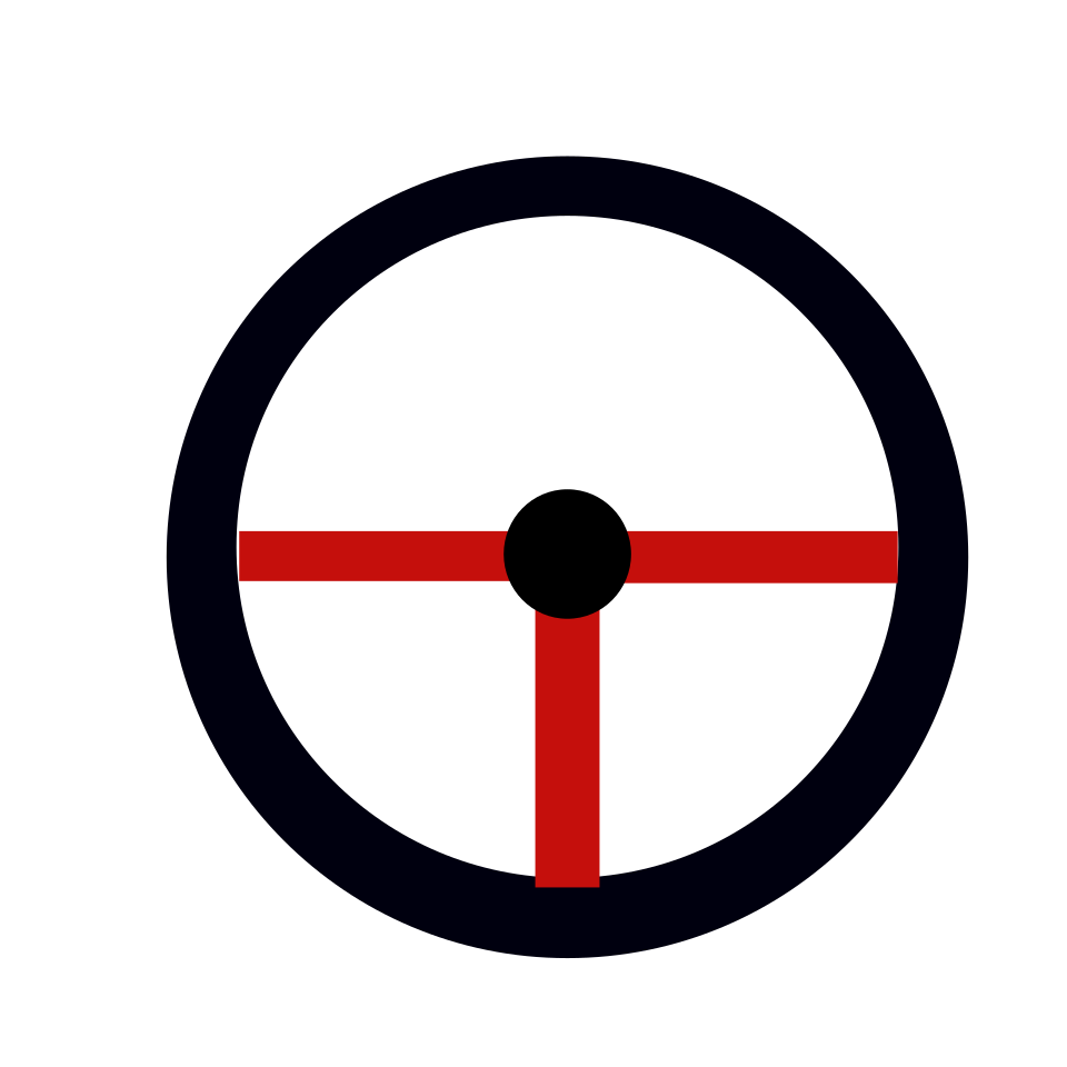 Figure 2 — The P90's reflex reticle: a large collecting circle with a central dot, joined by illuminated posts. A reticle this coarse is a deliberate choice for a close-range weapon — it is fast to find and i…