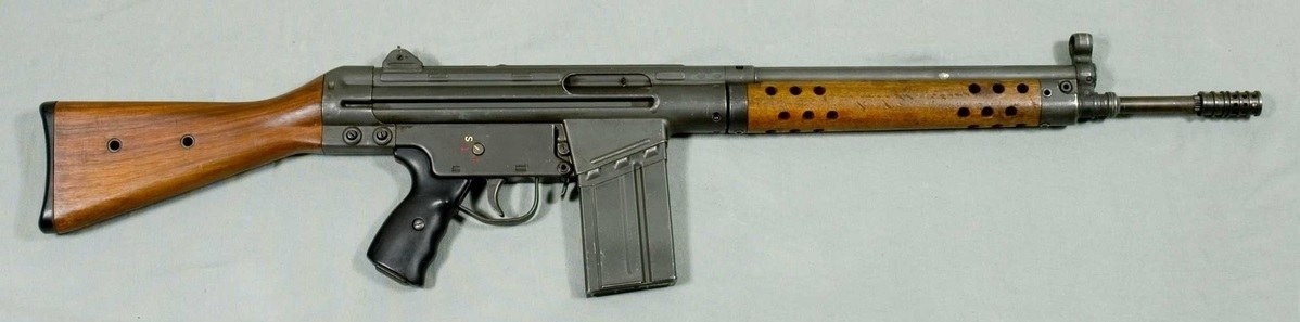 Figure 15 — A G3 trial specimen in the Swedish Army Museum, the type Sweden tested before adopting the G3 as the Ak 4.