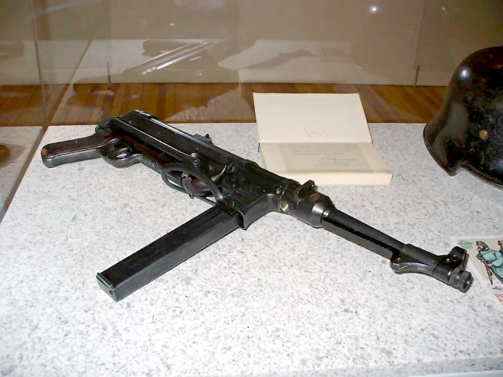 Figure 7 — An MP 40 laid out with the stock extended. A specimen that passes all nine checks is a weapon whose identity, paperwork, safety condition and structural state are all known — which, on a pattern wh…