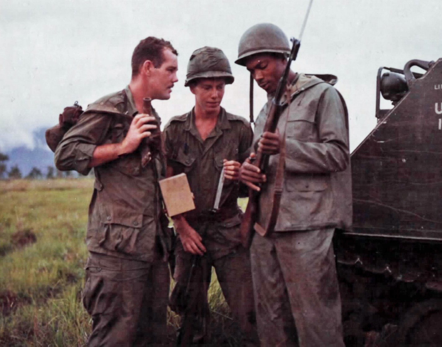 Figure 7 — US cavalry troopers examining a captured SKS carbine. For twenty years this was the only way an American came to own one.