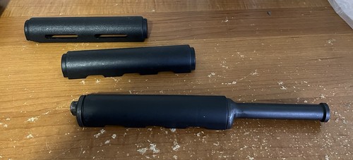 Figure 6 — A Yugoslav gas tube assembly with its piston and extension. Same architecture as every other variant.