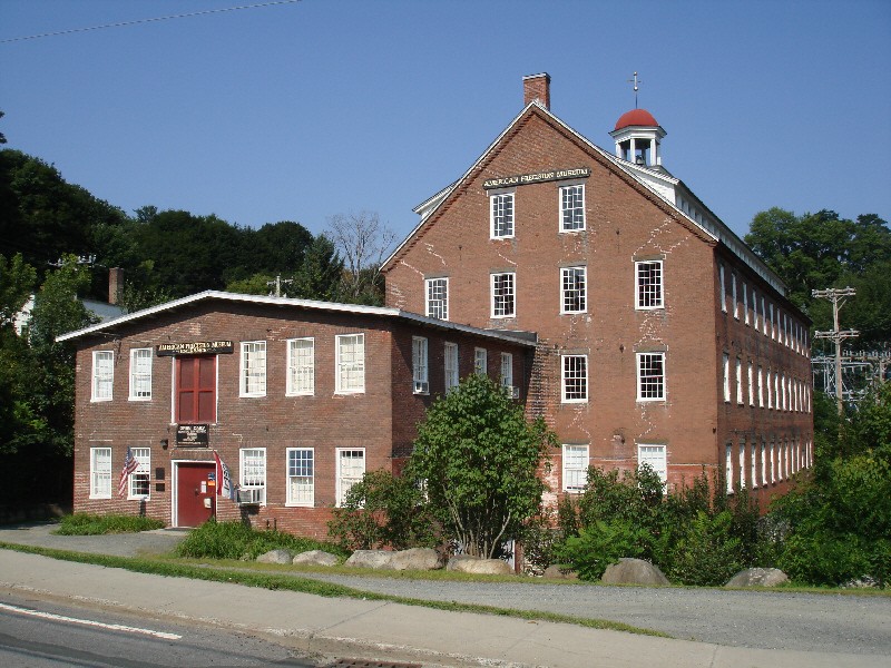 Figure 6 — The American Precision Museum, Windsor, Vermont, which occupies the 1846 armory building. Photograph by Stilfehler, CC BY-SA 3.0.