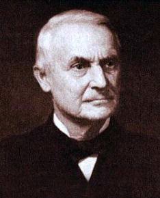 Figure 10 — Horace Smith, from a late-nineteenth-century portrait. Smith patented the finger lever in 1851 and the toggle action with Daniel Wesson in 1854. Unknown photographer, public domain.