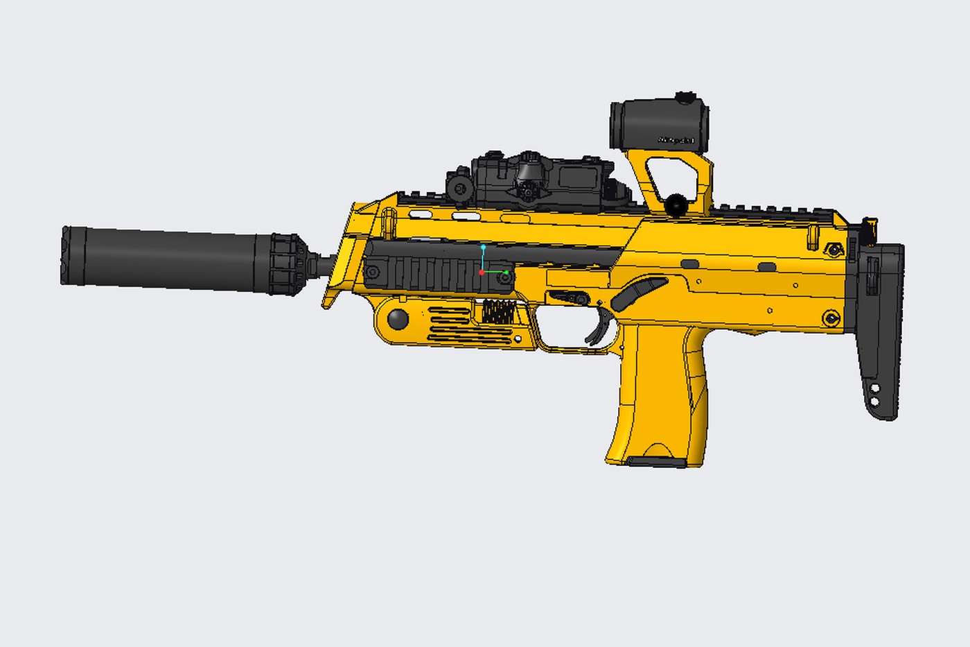 MP7 Light Gun: Printed Build