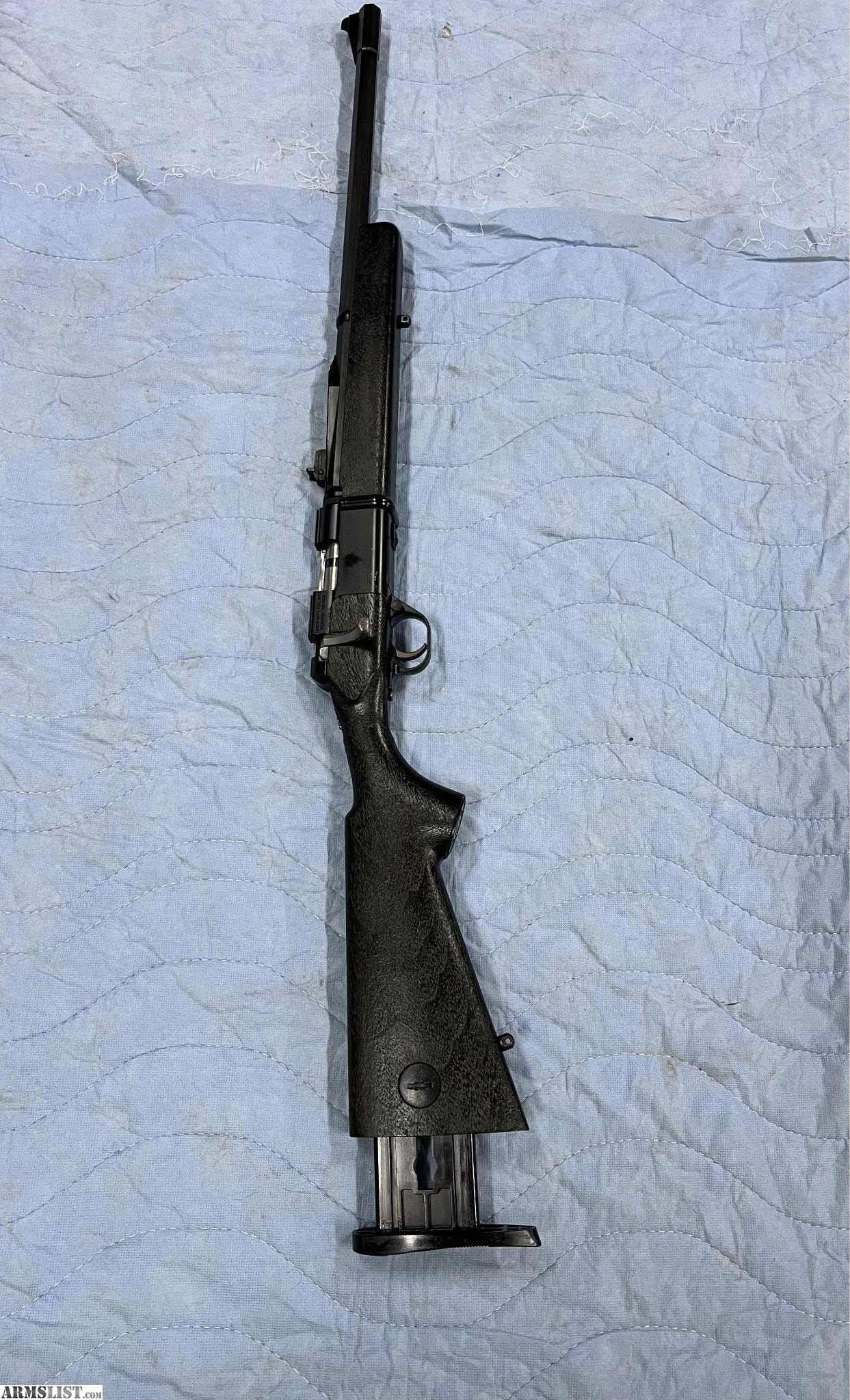 Figure 6 — The same rifle full length - synthetic stock, detachable magazine, bolt action. Set beside the guns in the rest of this volume, the point of the Legacy line is how unremarkable it looks. Daisy spen…